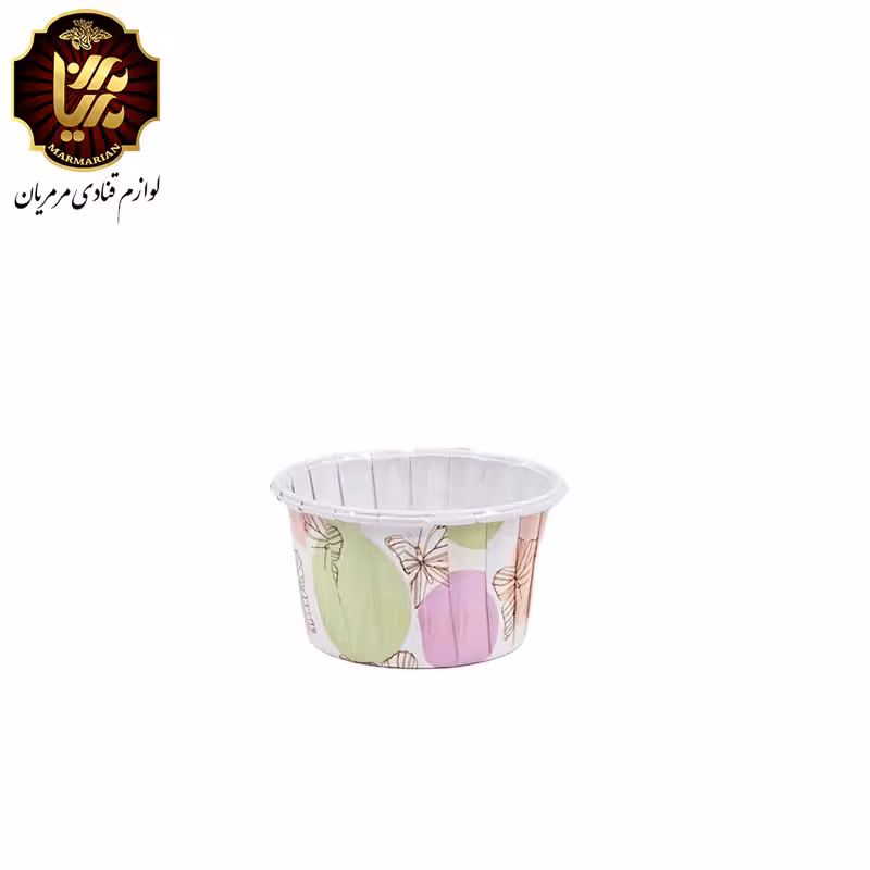 کاپ کیک کرکره ای بسته 50 عددی طرح 1