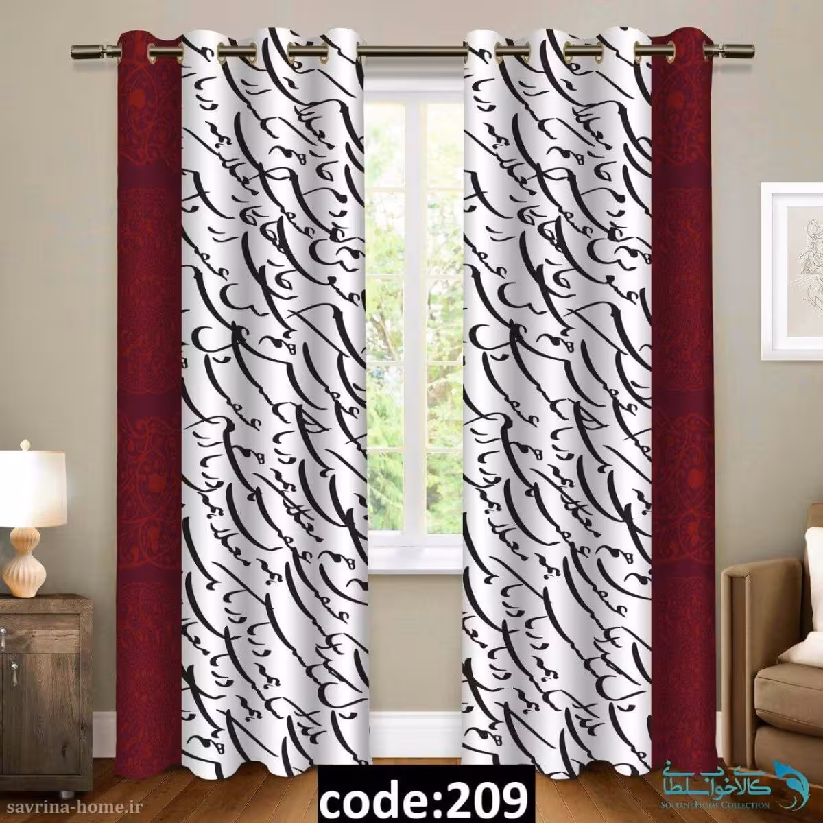 پرده پنلی مدل Sh-209