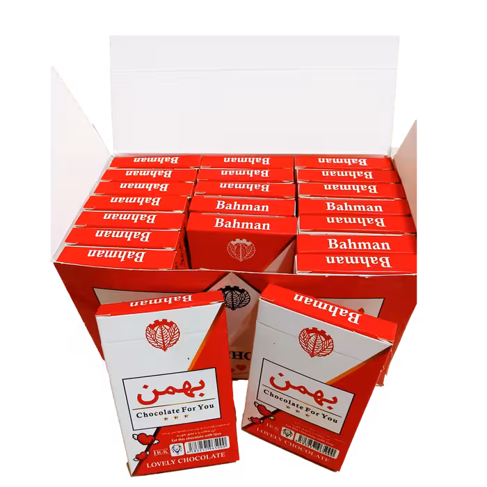 شکلات سیگاری تخته ای بهمن