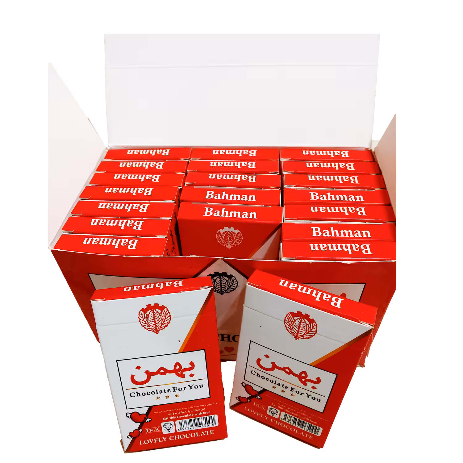 شکلات سیگاری تخته ای بهمن