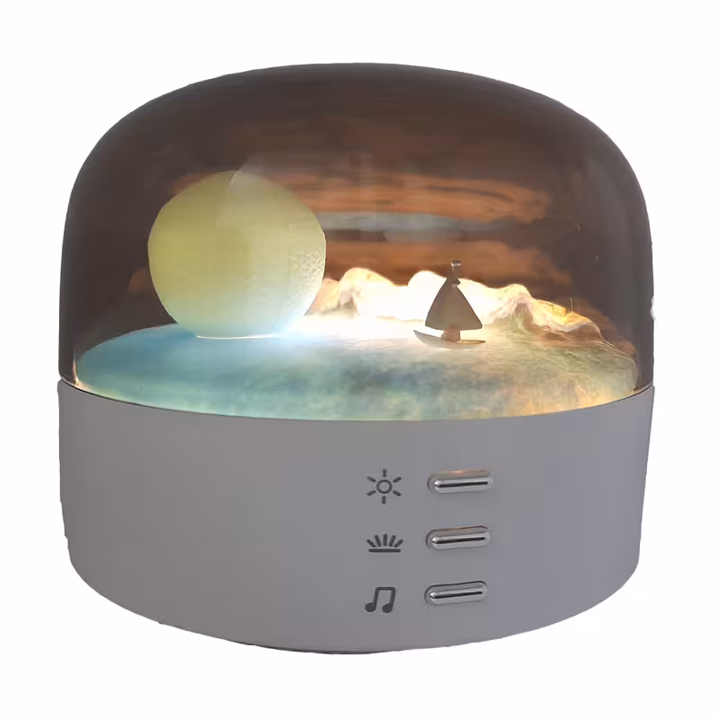 اسپیکر بلوتوثی قابل حمل مدل ماه و دریا کد zth403