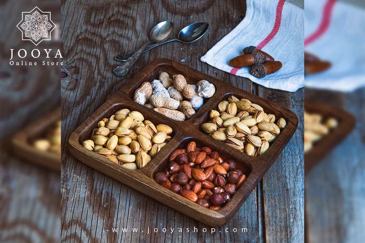 اردو خوری چوبی مدل مربع