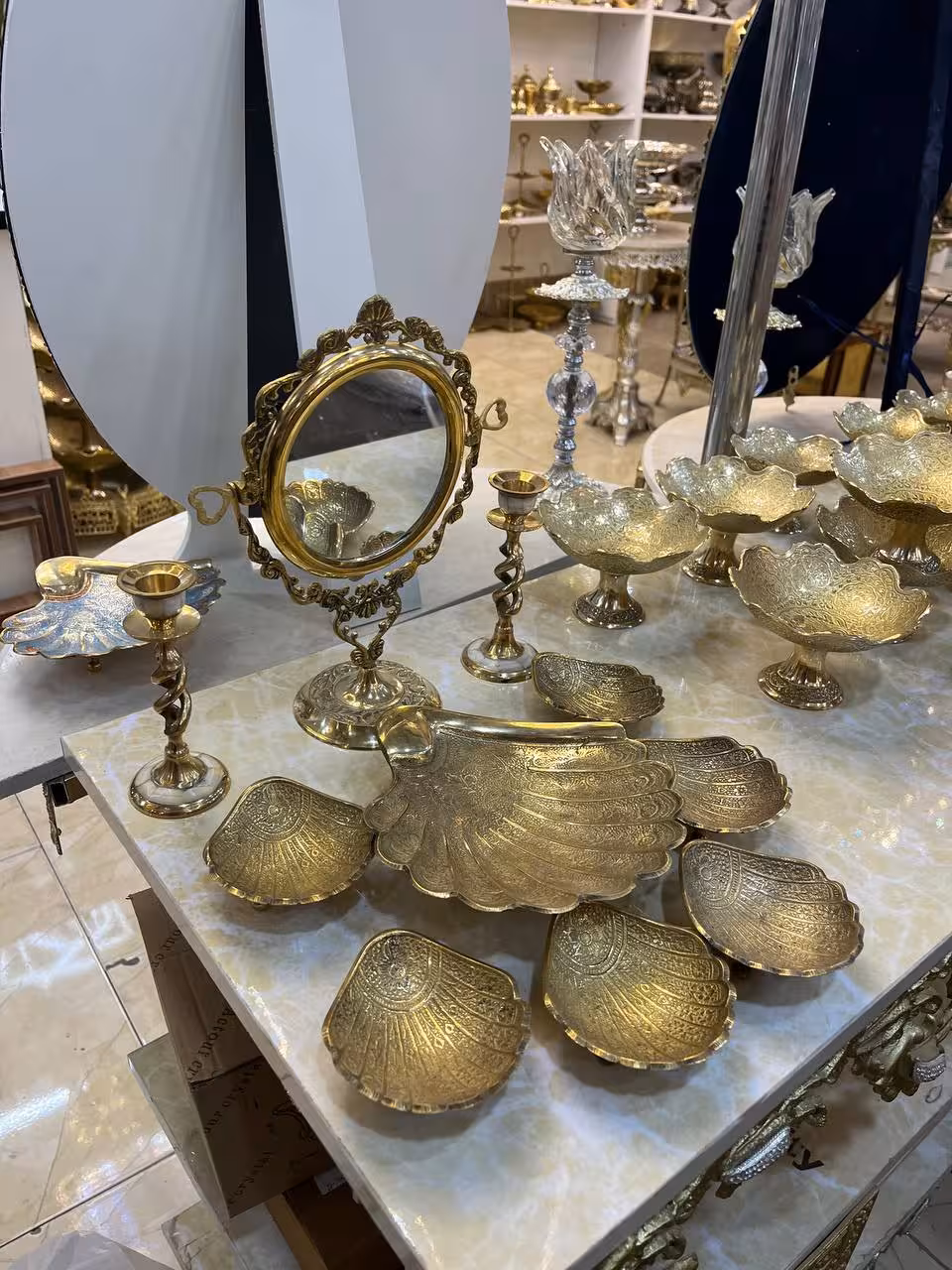 ست هفت سین مناسب یلدا و نوروز تمام برنز هندی