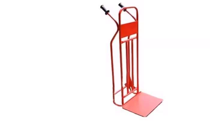 چرخ دستی کارتن بر لوله سنگین بدون چرخ