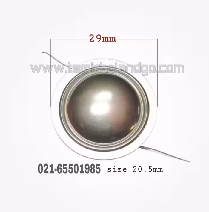 صفحه سیم پیچ تویتر دام 20.5 دیافراگم تویتر دام تیتانیومی