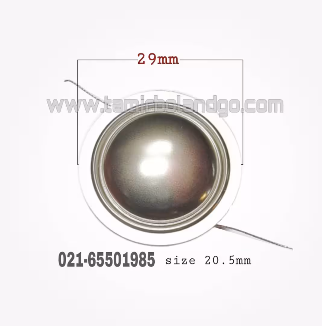 صفحه سیم پیچ تویتر دام 20.5 دیافراگم تویتر دام تیتانیومی