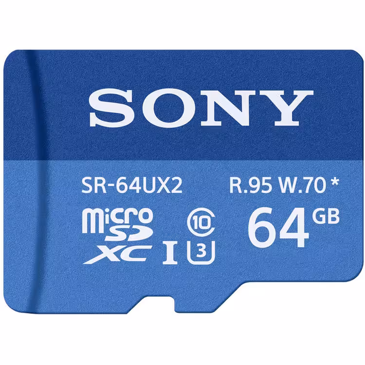 کارت حافظه Sony Micro SD SR-64UX2A سرعت 95MB ظرفیت 64 گیگابایت