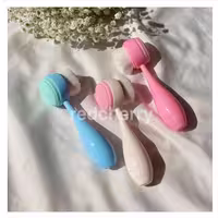 فیس براش دستی دو طرفه، مناسب برای پاکسازی عمیق پوست صورت، جنس سیلیکونی