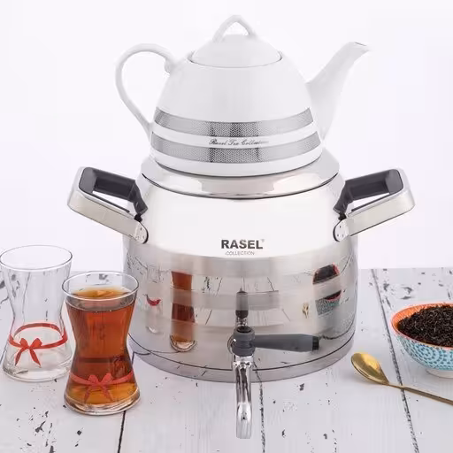 کتری قوری شیردار راسل 4 لیتری مدرن طلوسی (ساخت ترکیه) – کد کالا: TR-112 B