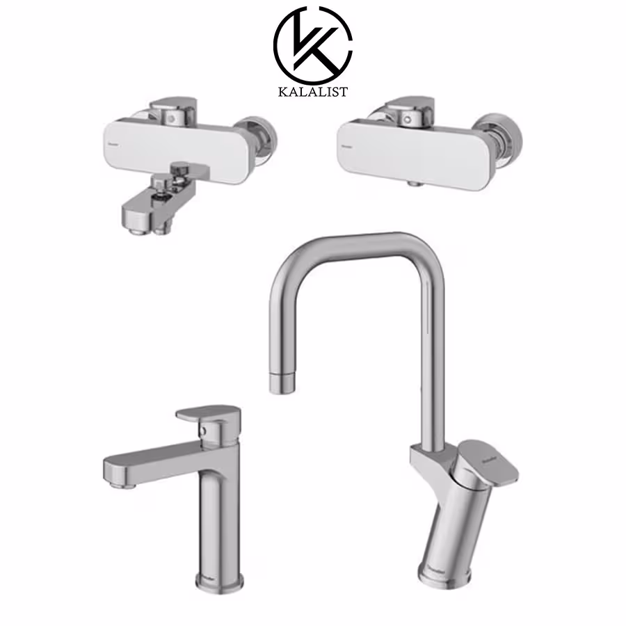 شیرآلات برند شودر مدل تاین کروم