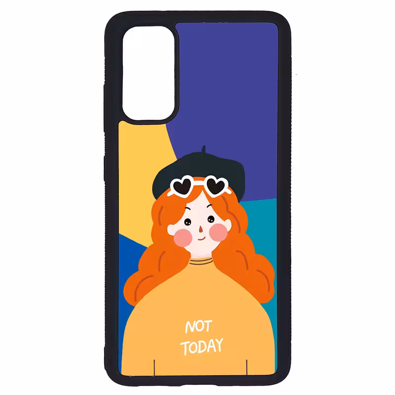 کاور طرح دختر کد G-104 مناسب برای گوشی موبایل سامسونگ Galaxy S20 | دیجی قاب دونی