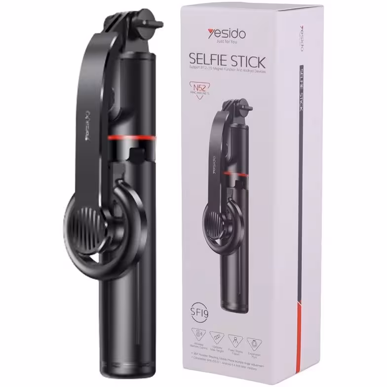 پایه سلفی یسیدو مدل Selfie Stick YESIDO SF19