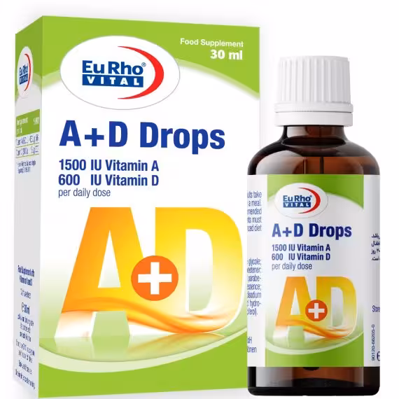 قطره خوراکی آ د یوروویتال 30 میلی لیتر