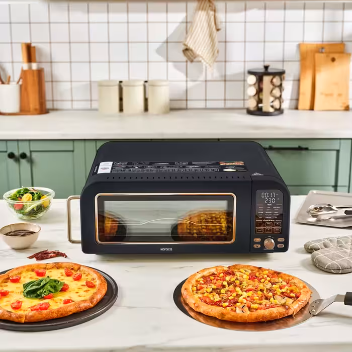 سرخکن و پیتزا پز کاراجا ترکیه مدل Multicrust Artisan Retro مشکی