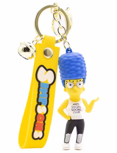 جاکلیدی سیلیکونی فانتزی طرح مارج سیمپسون