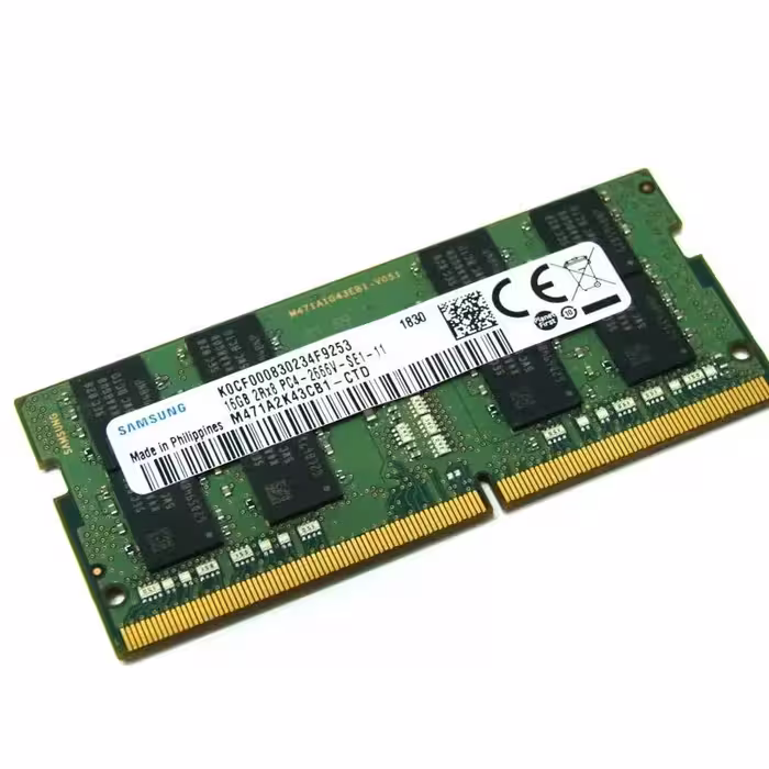 رم لپ تاپ DDR4 دو کاناله 2666V مگاهرتز سامسونگ مدل M471A2K43CB1 ظرفیت 16 گیگابایت 2سال ضمانت
