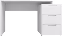میز کارمندی سفید ام دی اف روکش ضدخش مدل S.D0010