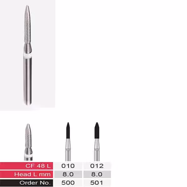 فرز پالیش کامپوزیت 30 پره VerDent مدل CF48-L (پنج عددی) - فروشگاه تخصصی دندانپزشکی سپیرا