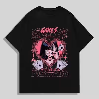 تیشرت لانگ طرح بازی