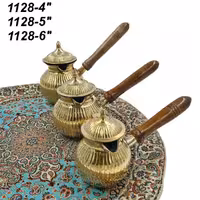 قهوه جوش جزوه برنجی هندی کد 110293