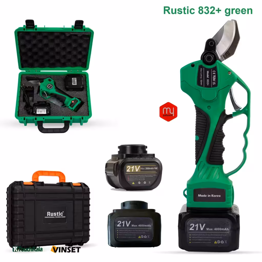 قیچی شارژی روستیک مدل 832  پلاس سری سبز