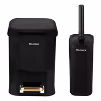 ست سطل و فرچه همارا طرح مربع مدل پدالی | کالا مکس