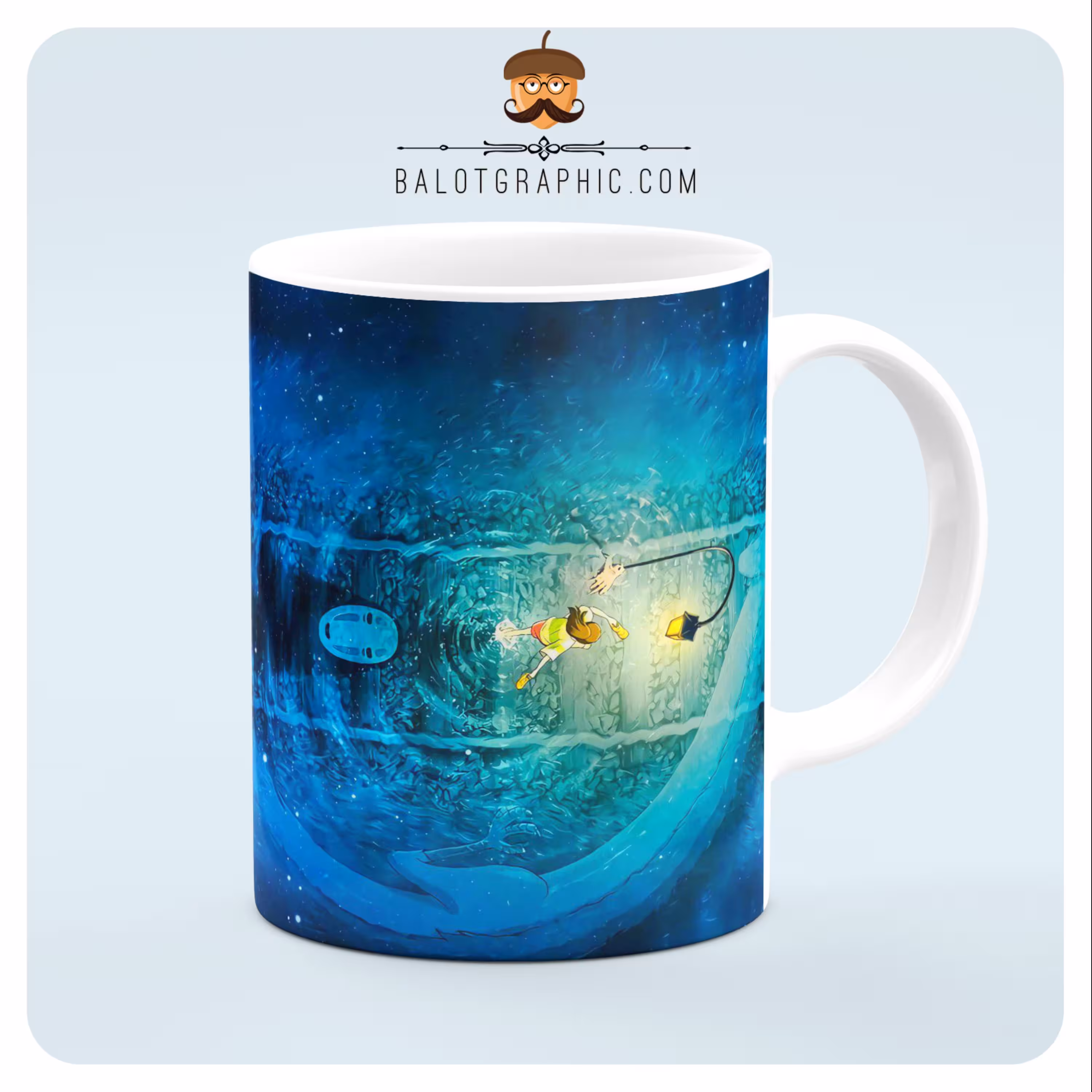 ماگ سرامیکی انیمه شرح اشباح کد BM090 بلوط گرافیک