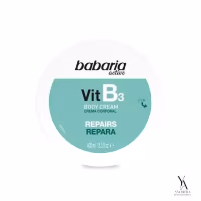 کرم ترمیم کننده بدن ویتامین B3 باباریا BABARIA حجم 400 میل