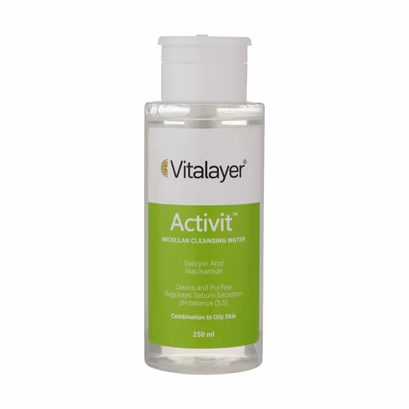 میسلار واتر انواع پوست اکتی ویت ویتالیر