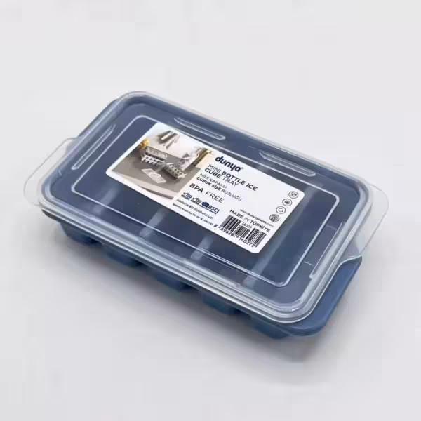 قالب یخ خطی آبی دنیا پلاستیک 16027