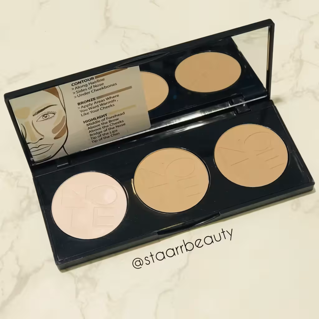 پالت کانتور کرمی 3 رنگ نوت مدل پرفکتینگ شماره 01