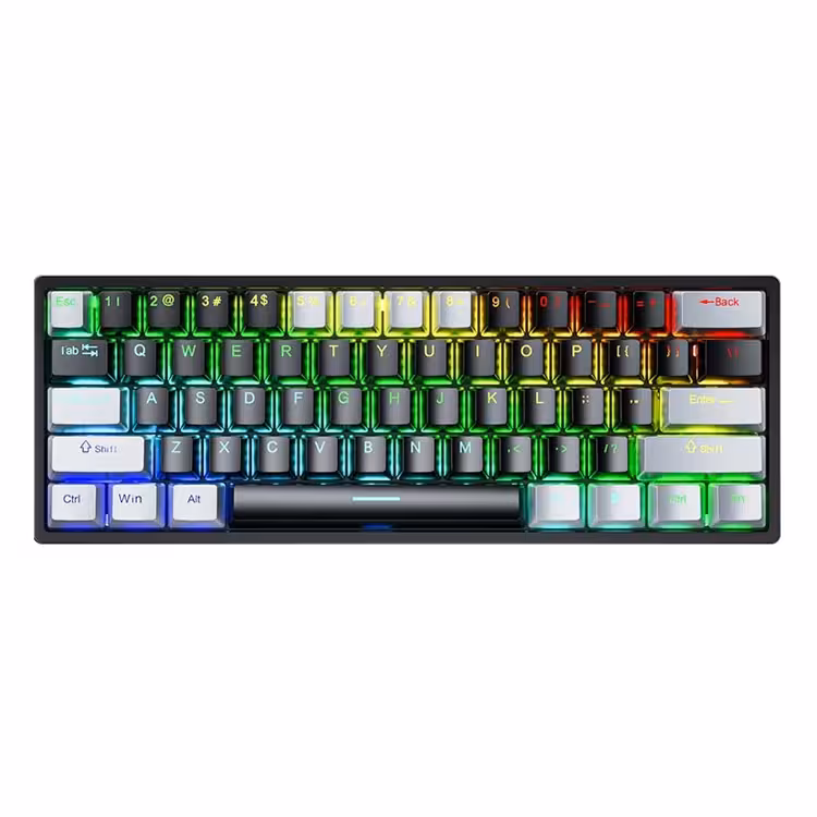 AULA F3261 60% RGB Gaming Mechanical Keyboard – Gray Black