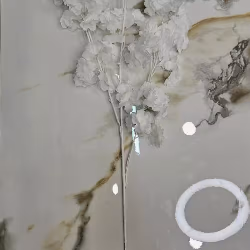 شکوفه 3 بازو سفید مصنوعی