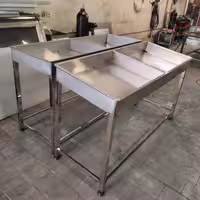میز ماهی فروشی استیل زادمن مدل ZM100