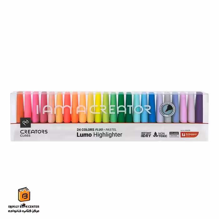 هایلایتر 24 رنگ لومو سی کلاس (C.CLASS)