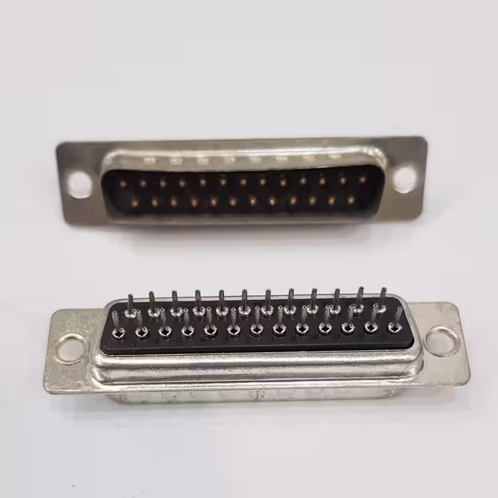 کانکتور DB-25 نری روبردی, DB-25 male straight board mount Connector