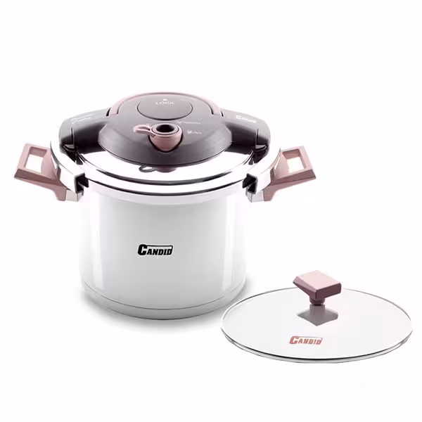 زودپز دو دسته 6 لیتری کاندید مدل هلیوس