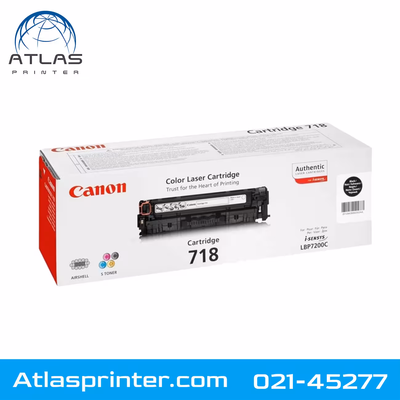 کارتریج لیزری کانن Canon 718 مشکی