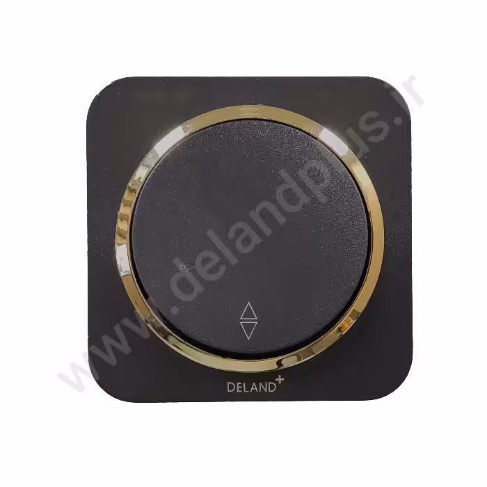 کلید کراکس مدل آدا ساده مشکی زه طلایی (مکانیزم قاب زه طلایی)