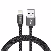 کابل شارژ کنفی USB به لایتنینگ بودی مدل Budi DC206L10B طول 1 متر با گارانتی 18 ماهه شرکتی (6 ماه تعویض)