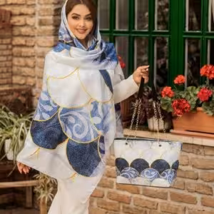 ست کیف مستطیلی و روسری