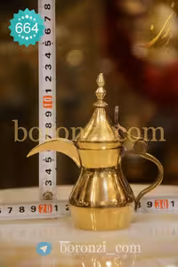 دله 13 سانت قهوه جوش برنجی