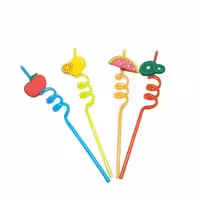 نی نوشیدنی فانتزی مارپیچ 6 عددی | amazonchi