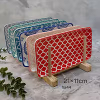 رولت‌خوری طرح‌دار دنی هوم سایز متوسط 21×11 | ست 6 عددی