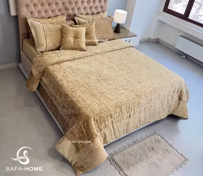 روتختی عروس دونفره 8 تکه مخمل الوانا