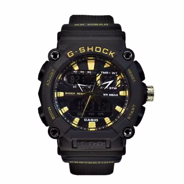 CASIO G- SHOCK ABSORBINGجدید دوزمانه