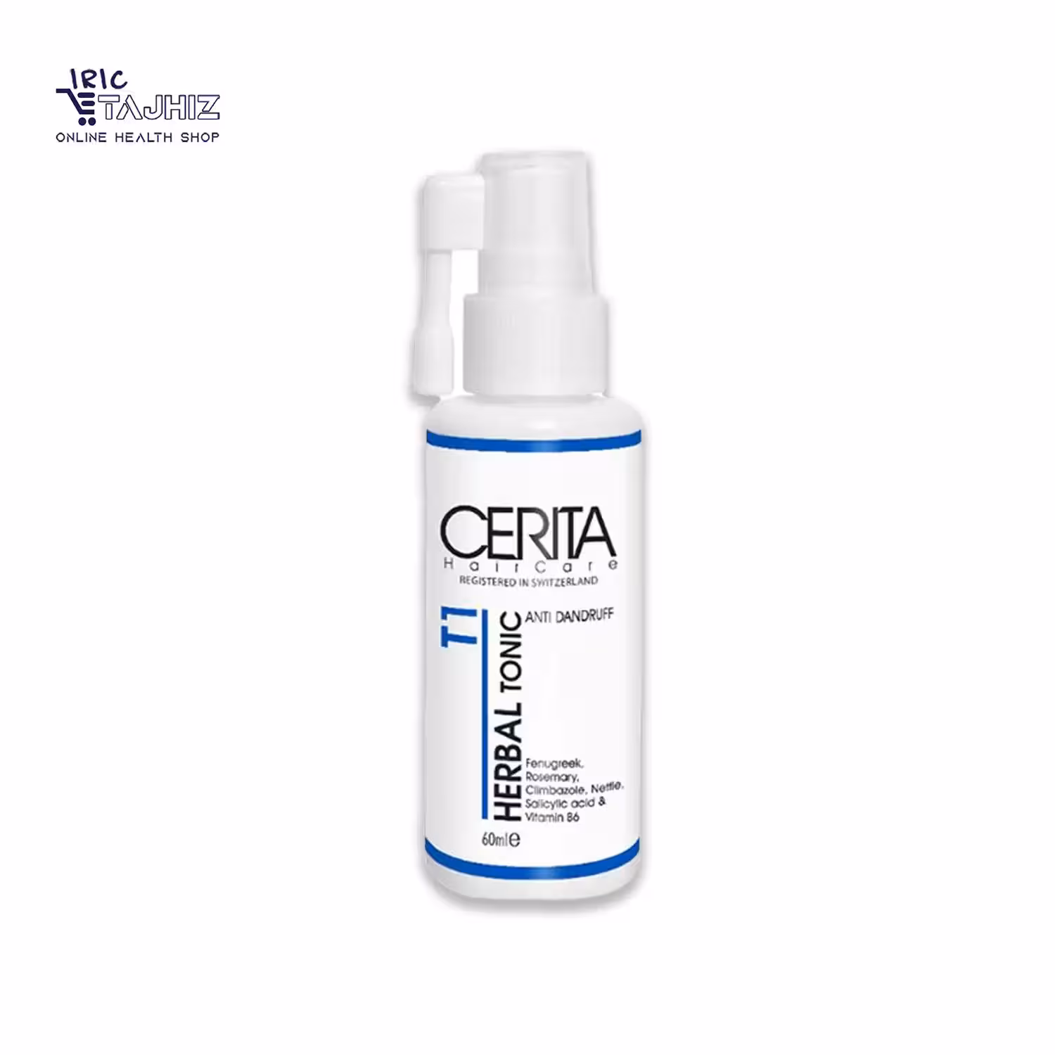 تونیک تقویتی و ضد شوره گیاهی T1 سریتا CERITA حجم 60 میلی لیتر
