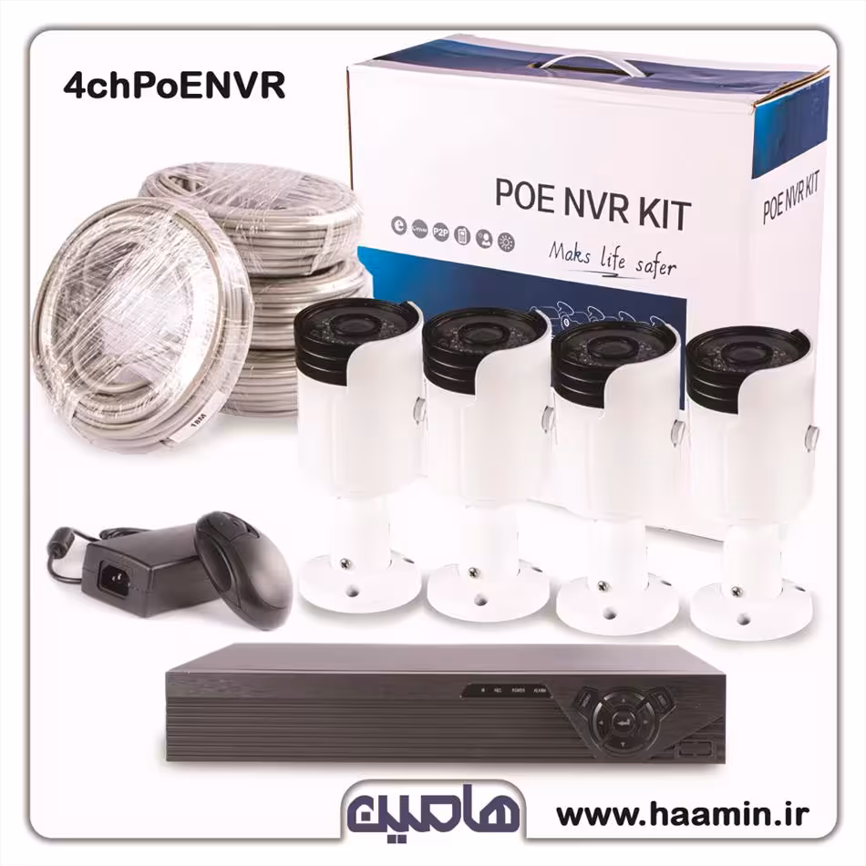 پکیج 4 کانال تحت شبکه NVR