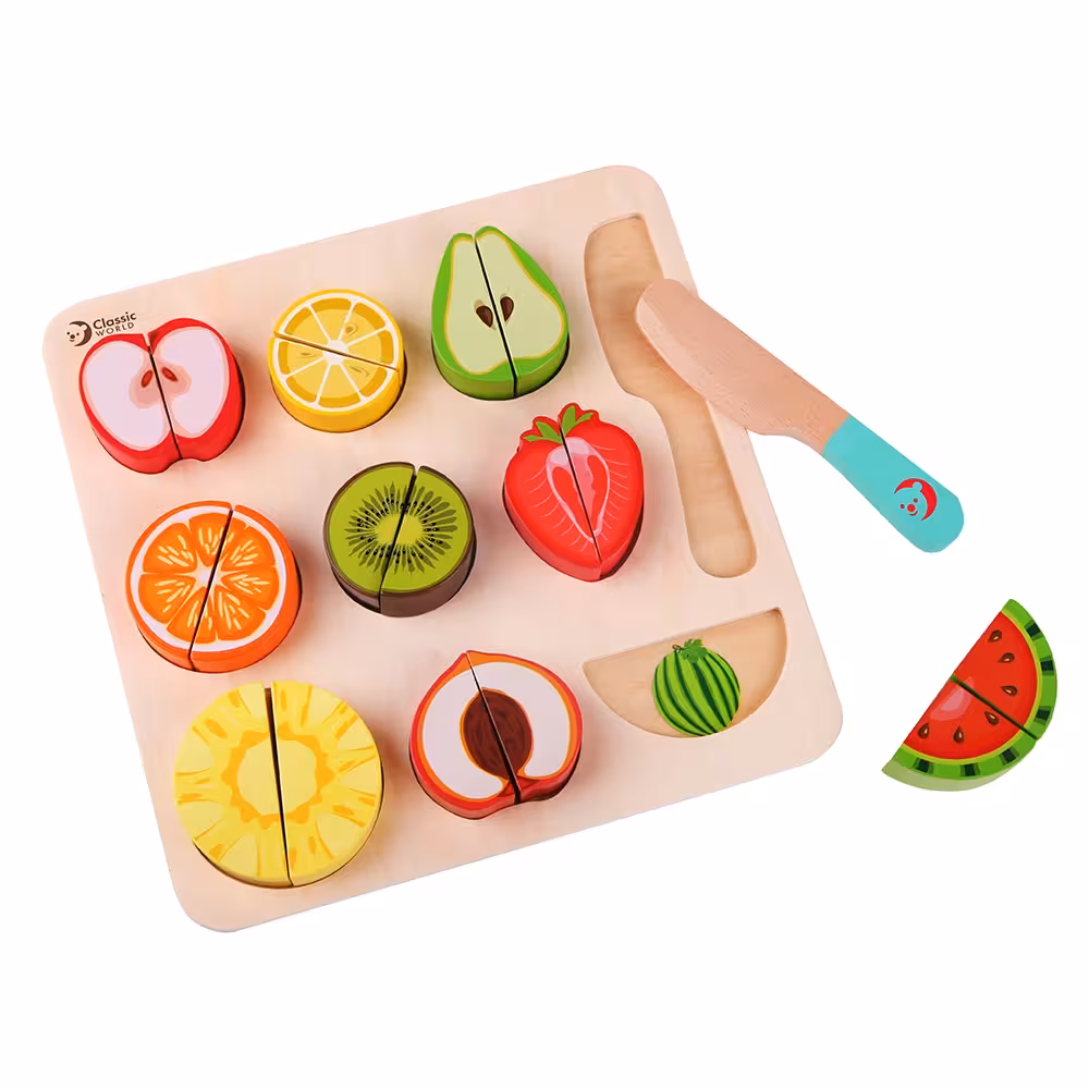 پازل چوبی برش میوه کلاسیک ورد Classic World