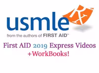 USMLE First Aid Express 2019 Step1-Videos Workbooks - کتاب پزشکی بهار